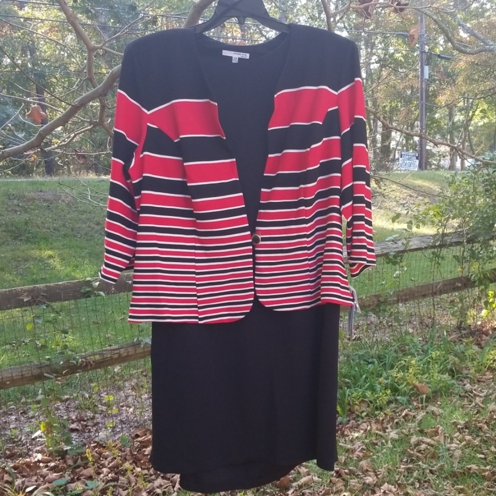 Studio One New York 2 Piece Dress And Blazer Set